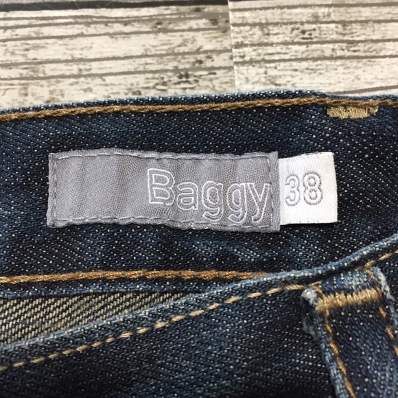 Silvertab baggy jeans men’s size 38x34 Dark wash denim 100% cotton - Picture 12 of 12